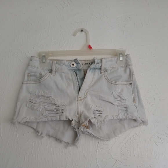 Bullhead Denim Distressed High-Waisted Light Denim - Picture 1 of 7